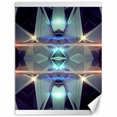 Abstract Glow Kaleidoscopic Light Canvas 12  x 16  