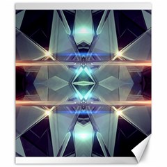 Abstract Glow Kaleidoscopic Light Canvas 20  X 24   by Sapixe