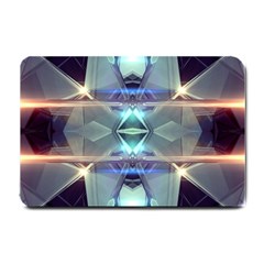 Abstract Glow Kaleidoscopic Light Small Doormat 