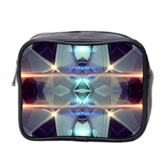 Abstract Glow Kaleidoscopic Light Mini Toiletries Bag 2-side by Sapixe