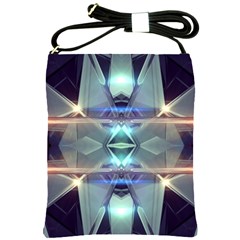 Abstract Glow Kaleidoscopic Light Shoulder Sling Bags