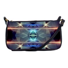 Abstract Glow Kaleidoscopic Light Shoulder Clutch Bags