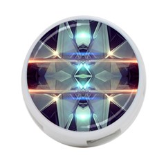 Abstract Glow Kaleidoscopic Light 4-Port USB Hub (One Side)