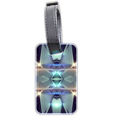 Abstract Glow Kaleidoscopic Light Luggage Tags (Two Sides)