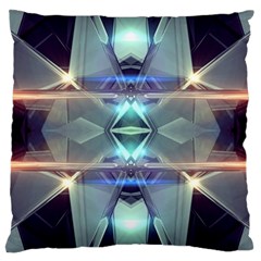 Abstract Glow Kaleidoscopic Light Large Cushion Case (One Side)