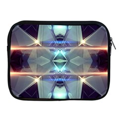 Abstract Glow Kaleidoscopic Light Apple iPad 2/3/4 Zipper Cases