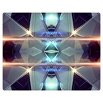 Abstract Glow Kaleidoscopic Light Double Sided Flano Blanket (Medium)  60 x50  Blanket Front