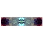 Abstract Glow Kaleidoscopic Light Small Flano Scarf Front