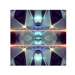 Abstract Glow Kaleidoscopic Light Small Satin Scarf (Square)