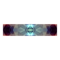 Abstract Glow Kaleidoscopic Light Velvet Scrunchie