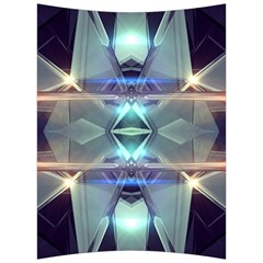 Abstract Glow Kaleidoscopic Light Back Support Cushion