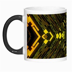 Abstract Glow Kaleidoscopic Light Morph Mugs by Sapixe