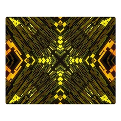 Abstract Glow Kaleidoscopic Light Double Sided Flano Blanket (large)  by Sapixe