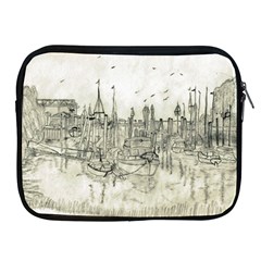 Pencil Drawing Drawing Port Apple Ipad 2/3/4 Zipper Cases by Sapixe