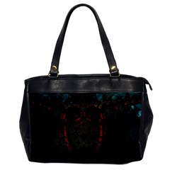 Fractal 3d Dark Red Abstract Office Handbags by Sapixe