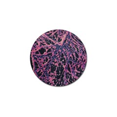 Fabric Textile Texture Macro Photo Golf Ball Marker (4 Pack)