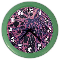 Fabric Textile Texture Macro Photo Color Wall Clocks by Sapixe