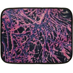 Fabric Textile Texture Macro Photo Fleece Blanket (mini) by Sapixe