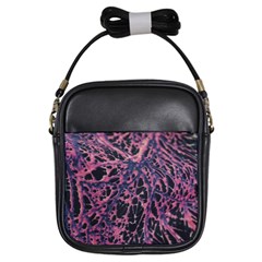 Fabric Textile Texture Macro Photo Girls Sling Bags by Sapixe