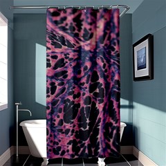 Fabric Textile Texture Macro Photo Shower Curtain 36  X 72  (stall)  by Sapixe