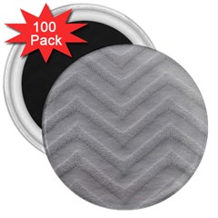 White Fabric Pattern Textile 3  Magnets (100 Pack) by Sapixe