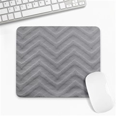 White Fabric Pattern Textile Large Mousepads by Sapixe