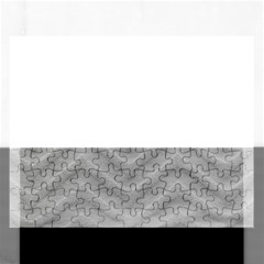 White Fabric Pattern Textile Rectangular Jigsaw Puzzl by Sapixe