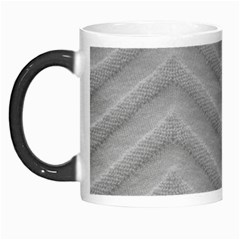 White Fabric Pattern Textile Morph Mugs by Sapixe