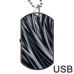 Fractal Mathematics Abstract Dog Tag Usb Flash (one Side) by Sapixe