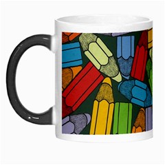 Colored Pencils Pens Paint Color Morph Mugs by Sapixe