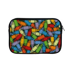 Colored Pencils Pens Paint Color Apple Ipad Mini Zipper Cases by Sapixe