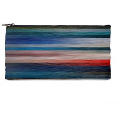 Background Horizontal Lines Pencil Cases by Sapixe