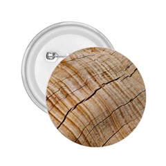 Abstract Brown Tree Timber Pattern 2.25  Buttons