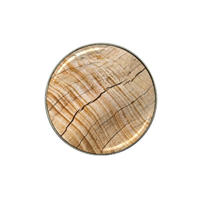 Abstract Brown Tree Timber Pattern Hat Clip Ball Marker (4 pack)