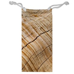 Abstract Brown Tree Timber Pattern Jewelry Bags