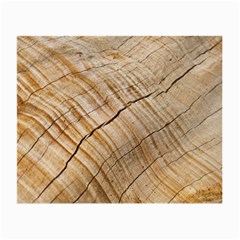 Abstract Brown Tree Timber Pattern Small Glasses Cloth (2-Side)