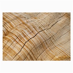 Abstract Brown Tree Timber Pattern Large Glasses Cloth (2-Side)