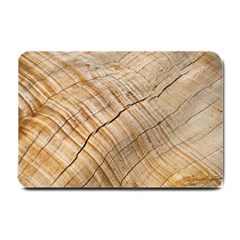 Abstract Brown Tree Timber Pattern Small Doormat 