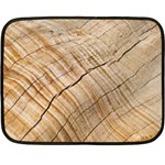 Abstract Brown Tree Timber Pattern Fleece Blanket (Mini) 35 x27  Blanket