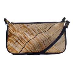 Abstract Brown Tree Timber Pattern Shoulder Clutch Bags