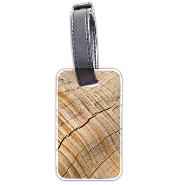 Abstract Brown Tree Timber Pattern Luggage Tags (Two Sides)