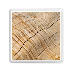 Abstract Brown Tree Timber Pattern Memory Card Reader (Square) 