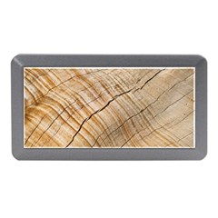 Abstract Brown Tree Timber Pattern Memory Card Reader (Mini)