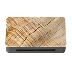 Abstract Brown Tree Timber Pattern Memory Card Reader with CF