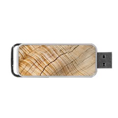 Abstract Brown Tree Timber Pattern Portable USB Flash (Two Sides)