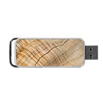 Abstract Brown Tree Timber Pattern Portable USB Flash (Two Sides) Front