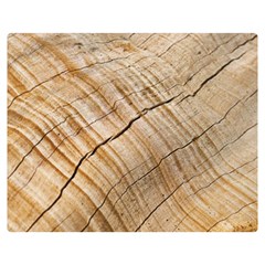 Abstract Brown Tree Timber Pattern Double Sided Flano Blanket (Medium) 