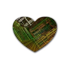 City Forward Urban Planning Rubber Coaster (heart) 