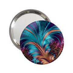 Feather Fractal Artistic Design 2 25  Handbag Mirrors by Sapixe