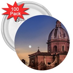 San Giovanni Battista Dei Fiorentini Church, Rome, Italy 3  Buttons (100 Pack)  by dflcprints